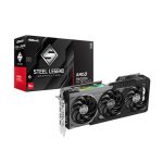 Asrock AMD Radeon™ RX 9070 XT Steel Legend 16GB Card Ghraphics