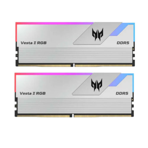 54c Acer Predator Vesta II RGB 32GB (16×2) 7200MHz DDR5 CL34 Dual Channel Desktop Ram - Image 1