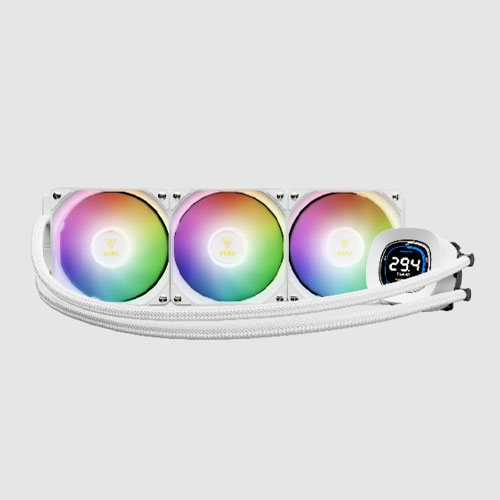64 Gamdias AURA GL360 DIGITAL ARGB COOLING FAN - Image 1