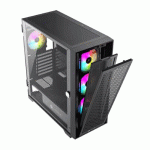 Logikey LK-C484B Mid-Tower Computer Case - Image 4