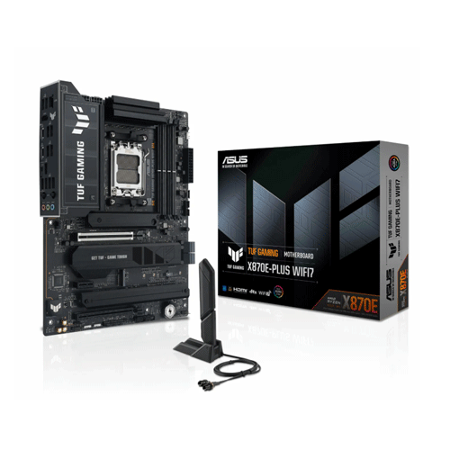 49 ASUS TUF GAMING X870E-PLUS WIFI7 DDR5 ATX AM5 Motherboard - Image 1