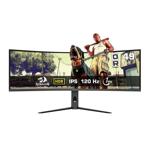 56 Redragon GMQ4966RMC 49-Inch Fast VA Curved Gaming Monitor - Image 1