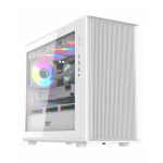 DarkFlash DB460M M-ATX White Computer Case