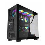 DarkFlash DS900G ATX Black Computer Case - Image 2
