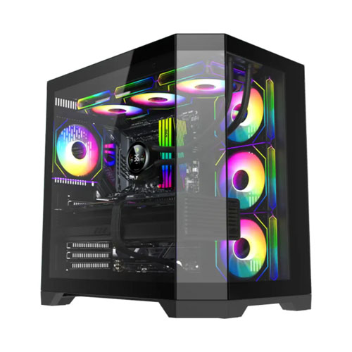 77 CASE GAMEMAX HYPE A BLACK - Image 1