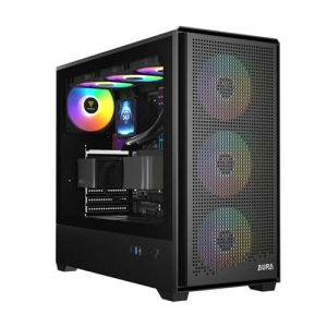 Gamdias AURA GC105 MESH Black ARGB Mid-Tower Computer Case